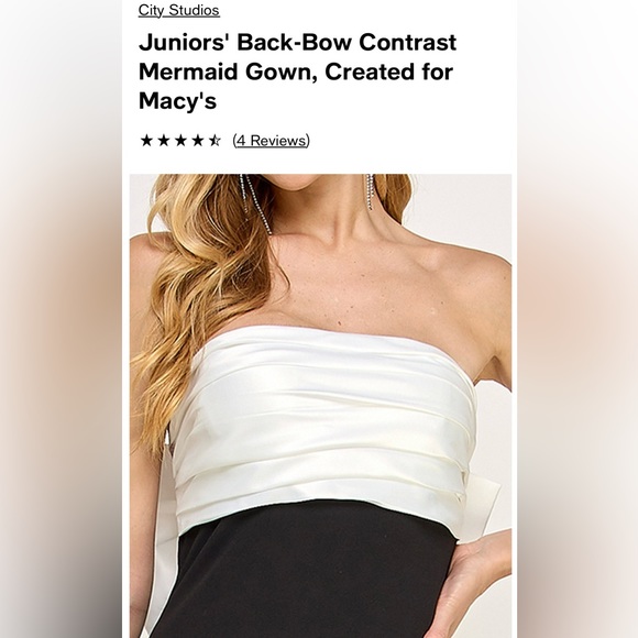 NWT Floor Length Gown  SALE PRICE THIS WEEK - Picture 3 of 7